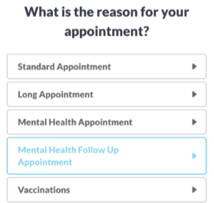 Mental Health Follow Up Appointment